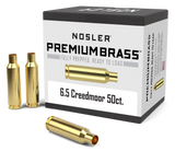 Nosler Premium Unprimed Brass Cases 6.5 Creedmoor (50pk) - NCB65CMR