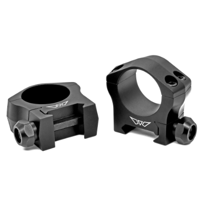 Warne 30mm XP7000 Permanent-Attachable Weaver-Style Rings Low Matte