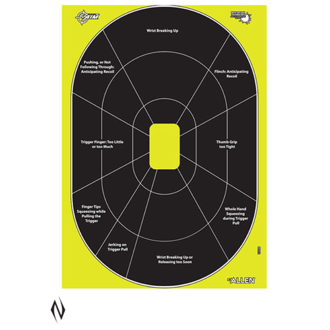 Allen Ez Aim Splash 12"x18" Reactive Handgun Target (8pk)