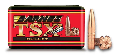 Barnes Tipped Triple-Shock TSX (TSX) Bullets 22 Caliber (224 Diameter) 55 Grain FLAT BASE (50pk)