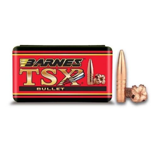 Barnes Triple-Shock X (TSX) Bullets 30 Caliber (308 Diameter) 180 Grain Spitzer Boat Tail Lead-Free (50pk)