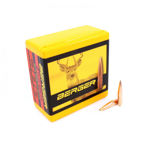 Berger 6mm Caliber (.243 Diameter) 108 Grain Elite Hunter Bullets (100pk)