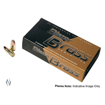 Blazer Ammunition 9mm Luger 115 Grain Full Metal Jacket (50pk)