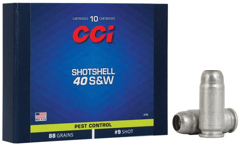 CCI Shotshell Ammunition 40 S&W 88 Grains #9 Shot (10pk)
