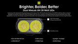 Ultra Slim High Performance EDC Flashlight, 6500 Lumens, Luminblade Strobe, 400m Throw
