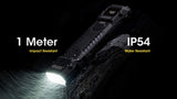 Ultra Slim High Performance EDC Flashlight, 6500 Lumens, Luminblade Strobe, 400m Throw