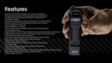 Ultra Slim High Performance EDC Flashlight, 6500 Lumens, Luminblade Strobe, 400m Throw