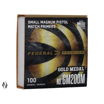 Federal Premium Gold Medal Small Pistol Magnum Match Primers #GM200M (100pk)