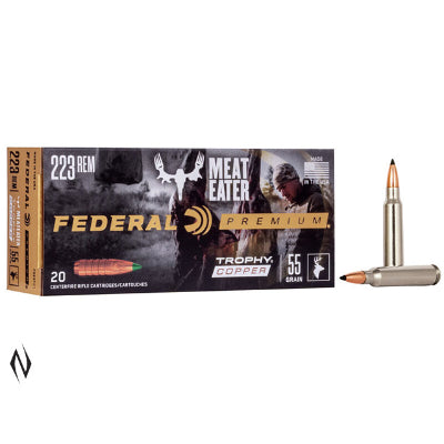 Federal Premium Ammunition 223 Remington 55 Grain Trophy Copper (20pk)