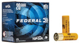 Federal Top Gun Ammunition 20 Gauge #7.5 Shot, 2-3/4", 7/8 oz (25pk)