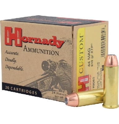 Hornady  Custom Ammunition 44 Remington Magnum 240 Gr XTP  (20pk)