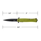 MTech Dagger Style Pocket Knife - Olive Green