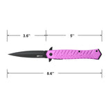 MTech Dagger Style Pocket Knife - Pink