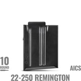 MDT AICS Style 10 Shot Magazine Steel 22-250 (107800-BLK)