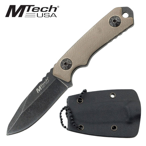 MTech G10 Handle Fixed Blade Knife