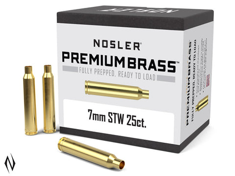 Nosler Custom Unprimed Brass Cases 7mm STW (25pk)