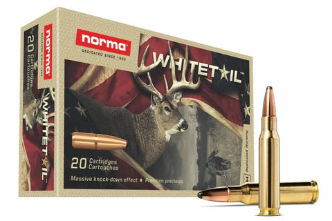 Norma Whitetail Ammunition 223 Rem 55 Grain Soft Point (100pk)