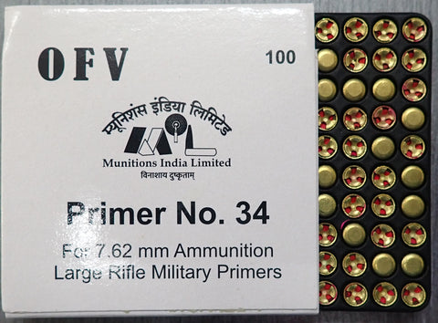 OFV  Large Rifle Primers (100pk)(34-100)