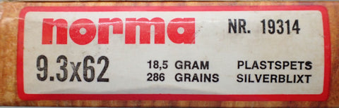 Norma Ammunition 9.3x62 286 Grain Silverblixt (20pk)