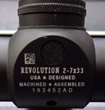 Redfield Revolution Rifle Scope 2-7x33mm  Matte Duplex (UR2733)