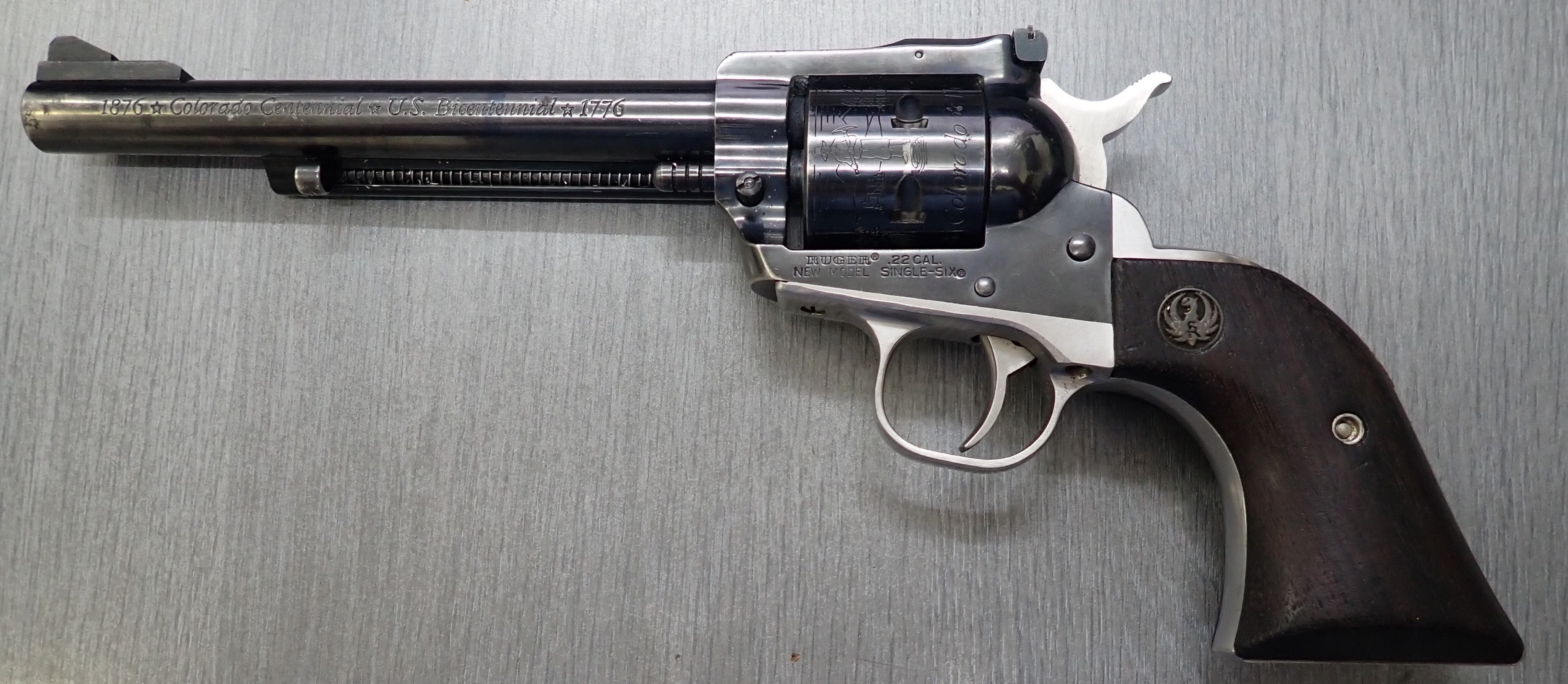 Ruger Single Six 1876-1976 Colorado Centennial 22 LR/22M