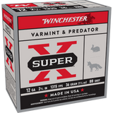 Winchester Super X Ammunition 12 Gauge 2-3/4" 36 Gram BB Shot (25pk)