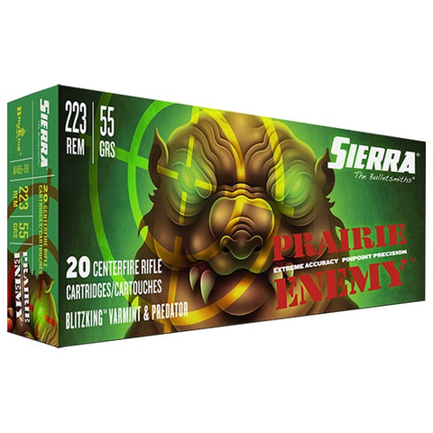 Sierra 223 Rem  55 Gr Blitz King  (20pk) (SA1455-09)