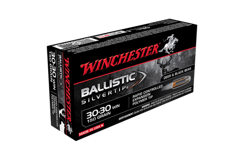 Winchester Supreme Ammunition 30-30 Winchester 150 Grain Ballistic Silvertip (20pk) (SBST3030) (Copy)