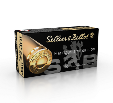 Sellier & Bellot Ammunition 9mm Luger 115 Grain Jacketed Hollow Point (50pk)