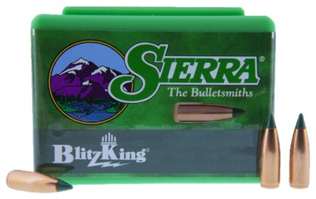 Sierra BlitzKing Bullets 243 Caliber, 6mm (243 Diameter) 55 Grain Flat Base (100pk)