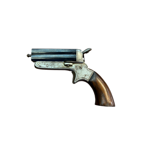 Liege 'Sharps Pattern' Pepperbox 32 Rimfire Antique Pistol (4298)
