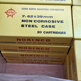 1200rnd Crate - Norinco 7.62x39 Steel Case FMJ