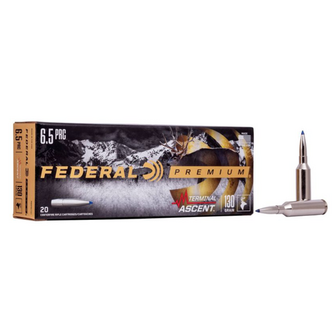 Federal 6.5 PRC Ammunition 130gr Terminal Ascent