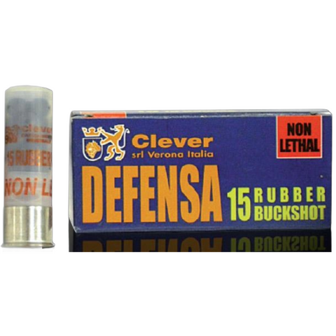 Clever 12 Gauge Rubber SG 15 pellet - 10pk