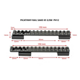 Contessa Picatinny Rail to suit Sako 85 S/SM (0 MOA)