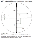 Vortex Viper 6.5-20x50 BDC MOA SFP Scope (UVV65205MOA)