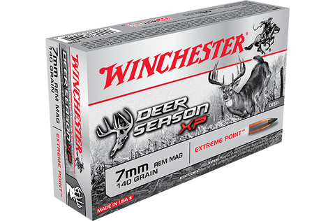 Winchester  7mm Remington Magnum Ammunition 150 Grain Deer Season Extreme Point (20pk) (X7DS)