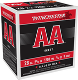 Winchester AA Target 28 Gauge Ammunition  21 gram #9 Shot (25pk) (AA289)