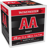 Winchester AA Target 410 Bore Ammunition 2-1/2" 1/2 oz #9 Shot (25pk) (AA419)