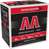 Winchester AA Sporting Clays 20Ga Ammunition 2-3/4" 7/8 oz #8 Shot (25pk)