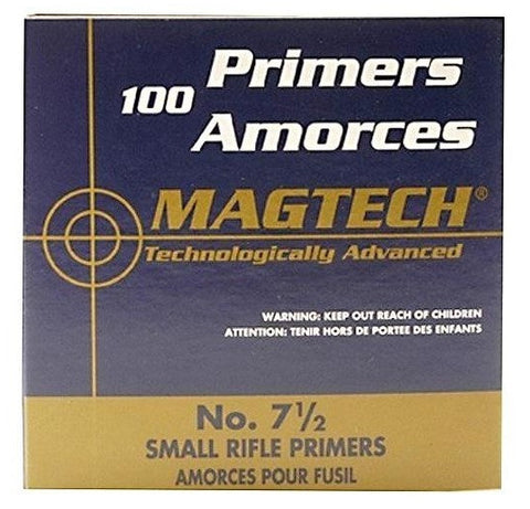 Magtech Small Rifle Primers No. 7-1/2 (100pk)