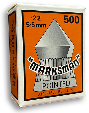 Marksman Pointed 22 Cal Air Pellets (500pk) (MPC2500)