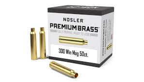 Nosler Premium Unprimed Brass Cases 300 Win Mag (50pk)