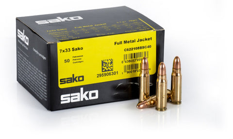 Sako Ammunition 7x33 Speedhead Bullets  78 Grain Full Metal Jacket (50pk)