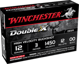 Winchester Double X Ammunition 12 Gauge 3" Magnum 00 Buckshot 12 Pellets (5pk)