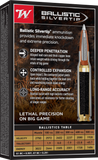 Winchester Ballistic Silvertip Ammunition 30-06 Springfield 180 Grain Polymer Tip (20pk)