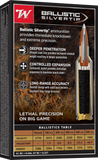 Winchester Ballistic Silvertip Ammunition 7mm-08 Remington 140 Grain Polymer Tip (20pk)