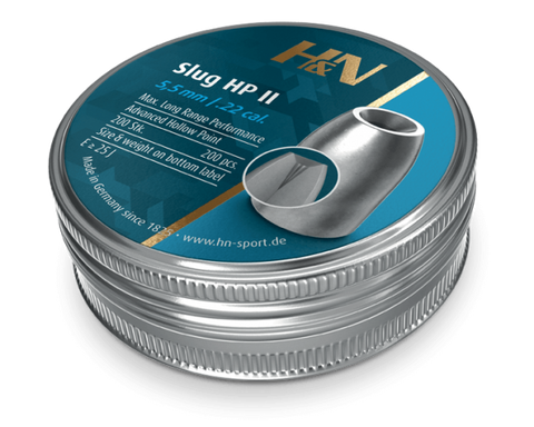 H&N Slug HP II (.218) 22 Cal Air Pellets 27gr (200pk)
