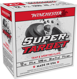 Winchester Super Target Ammunition 12 Gauge #7-1/2 Shot 2-3/4" 28 Gram 1290 fps (25pk)