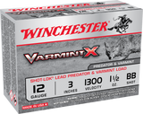 Winchester Varmint X Ammunition 12 Gauge 3" 1-1/2 oz BB Shot (10pk)